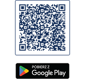 Link oraz QR code do pobrania aplikacji DroneTower w Google Play